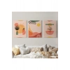 3’lü Tablo Modern Minimal Tasarım Koleksiyon Dekoratif Şık ve Modern Duvar Tablo Seti-BG-32