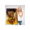 Afro Amerikalı Güzel Kadın Duvar Tablosu-6371
