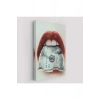 Ağzın da Dolar Olan Kadın Duvar Tablosu-6260