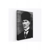 Atatürk Portre Tablosu Mustafa Kemal Atatürk Dikdörtgen Dekoratif Kanvas Tablo-CJ-60