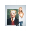 Atatürk Portre Tablosu Mustafa Kemal Atatürk Dikdörtgen Dekoratif Kanvas Tablo-CS-69