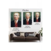 Atatürk Portre Tablosu Mustafa Kemal Atatürk Dikdörtgen Dekoratif Kanvas Tablo-CS-69