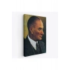 Atatürk Portre Tablosu Mustafa Kemal Atatürk Dikdörtgen Dekoratif Kanvas Tablo-DH-85
