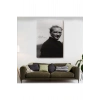 Atatürk Portre Tablosu Mustafa Kemal Atatürk Dikdörtgen Dekoratif Kanvas Tablo-FD-128