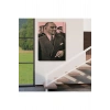 Atatürk Portre Tablosu Mustafa Kemal Atatürk Dikdörtgen Dekoratif Kanvas Tablo-FH-132