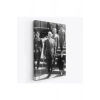 Atatürk Portre Tablosu Mustafa Kemal Atatürk Dikdörtgen Dekoratif Kanvas Tablo-FI-133