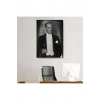 Atatürk Portre Tablosu Mustafa Kemal Atatürk Dikdörtgen Dekoratif Kanvas Tablo-FÖ-139