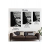 Atatürk Portre Tablosu Mustafa Kemal Atatürk Dikdörtgen Dekoratif Kanvas Tablo-FP-140