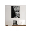 Atatürk Portre Tablosu Mustafa Kemal Atatürk Dikdörtgen Dekoratif Kanvas Tablo-FP-140