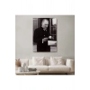 Atatürk Portre Tablosu Mustafa Kemal Atatürk Dikdörtgen Dekoratif Kanvas Tablo-FR-141