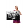 Atatürk Portre Tablosu Mustafa Kemal Atatürk Dikdörtgen Dekoratif Kanvas Tablo-FU-145