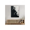 Atatürk Portre Tablosu Mustafa Kemal Atatürk Dikdörtgen Dekoratif Kanvas Tablo-FY-148