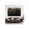Atatürkün Anadoluyu Ziyareti Mustafa Kemal Atatürk Dikdörtgen Dekoratif Kanvas Tablo-CÜ-74