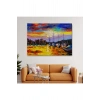 Balıkçı Köyü Kanvas Duvar Tablosu-1188