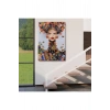 Çiçek ve Kadın Temalı Dekoratif Duvar Tablosu-6338