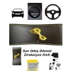 CITROEN C1 Uyumlu Oto,Araba  direksiyon kılıfı sarı dikiş