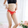 Dropcek Fantezi Kırmızı Seksi Fiyonklu Kadın STRİNG – Fantezi Tanga TG270038-1