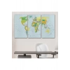 Dünya Haritası  Dekoratif Kanvas Tablo 1041