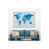 Dünya Haritası  Dekoratif Kanvas Tablo 1051