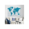 Dünya Haritası  Dekoratif Kanvas Tablo 1052