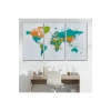 Dünya Haritası  Dekoratif Kanvas Tablo 1085