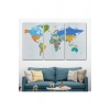 Dünya Haritası  Dekoratif Kanvas Tablo 1103