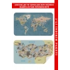Eğitici - Öğretici Dünya ve Türkiye Haritası Çocuk Odası Duvar Sticker-60x105-3889