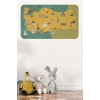 Eğitici ve Öğretici Cocuk Odası Türkiye Haritası Duvar Sticker-60x105-3873