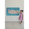 Eğitici ve Öğretici Cocuk Odası Türkiye Haritası Duvar Sticker-60x105-3874