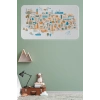Eğitici ve Öğretici Cocuk Odası Türkiye Haritası Duvar Sticker-60x105-3875