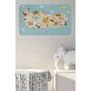 Eğitici ve Öğretici Cocuk Odası Türkiye Haritası Duvar Sticker-60x105-3879