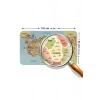 Eğitici ve Öğretici Detaylı Komşulu Türkiye Haritası Duvar Sticker-60x105-3846