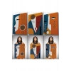Gerçeküstü Soyut Yüzler Dekoratif Duvar Tablosu Üçlü Set-DT-97