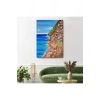 İtalya La Bella Positano Amalfi Sahili Duvar Tablosu-6237