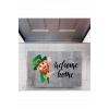 Kapı Önü Paspası Dekoratif Dijital Baskı Welcome Home P-2336