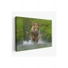 Koşan Kaplan Dekoratif Kanvas Tablo 1142