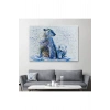 Kutup Ayısı ve Yavrusu Dekoratif Kanvas Tablo 1139