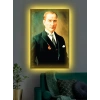 Led Işıklı Atatürk Tablosu (ev,ofis,hediyelik)