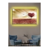 Led Işıklı Kalpli Ağaç  (Salon  Tablosu)