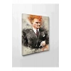 Led Işıklı Mustafa Kemal Atatürk Kanvas Tablo (çok şık)