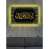 Led Işıklı Osmanlı Motif Ayet Tablo (Ofis, İşyeri)