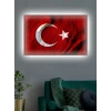Led Işıklı Türk Bayrağı (ay yıldız)