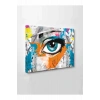 Led Işıklı Yağlı Boya Görünümlü Göz Tablo