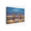Londra Köprüsü  Gece Manzara Tablosu-6638