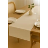 Lüks Linen Keten Runner Masa Örtüsü 35 x 150 cm