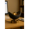 Luna Tasarım Masa Lambası Siyah & Bronz Detaylı Modern Abajur 20 x 37 cm
