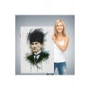 Mustafa Kemal Atatürkün Suluboya Görünümlü Portresi Dekoratif Kanvas Tablo-DA-78