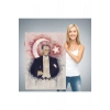 Mustafa Kemal Atatürk ve Türk Bayrağı Suluboya Görünümlü Dekoratif Kanvas Tablo-CY-76