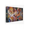 Müzik Temalı Soyut Yağlıboya Görünüm Dekoratif Kanvas Tablo-3705