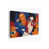 Picasso Tarzı Soyut İnsan Yüzleri Kanvas Duvar Tablosu-1195